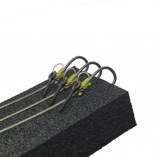 STIFF HINGE RIGS CHOD HOOKS WITH BAIT SCREW, RIG RING, or MICRO SWIVEL | UK